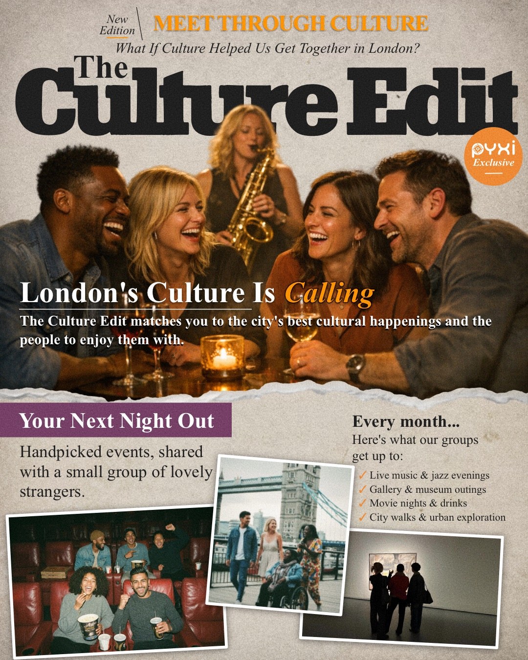 Culture Edit print-style campaign creative